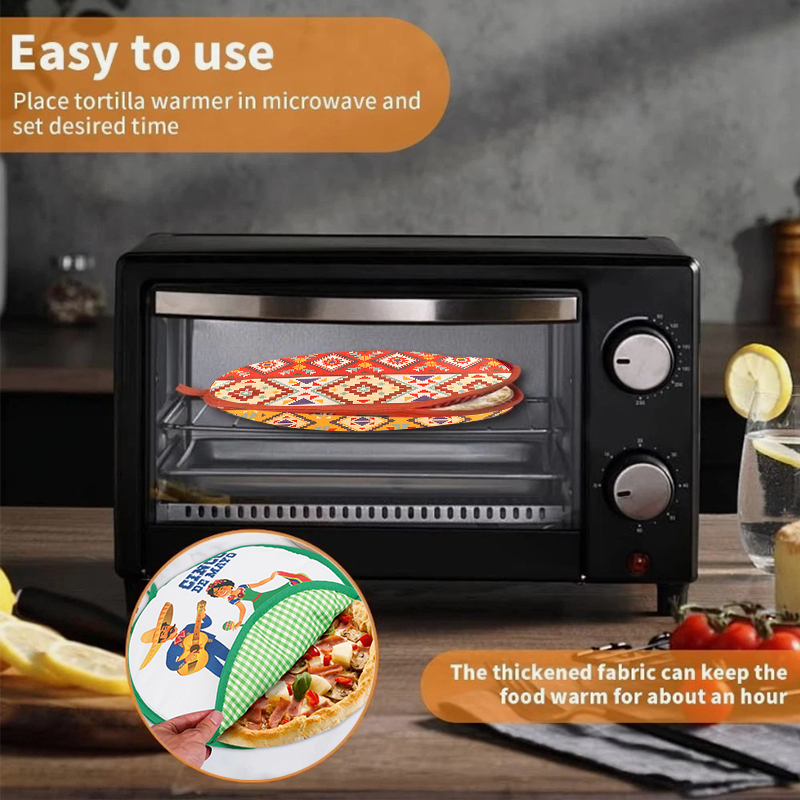 Tortilla Warmer Cloth - 30 Cm Doek Tas Draagbare Burrito