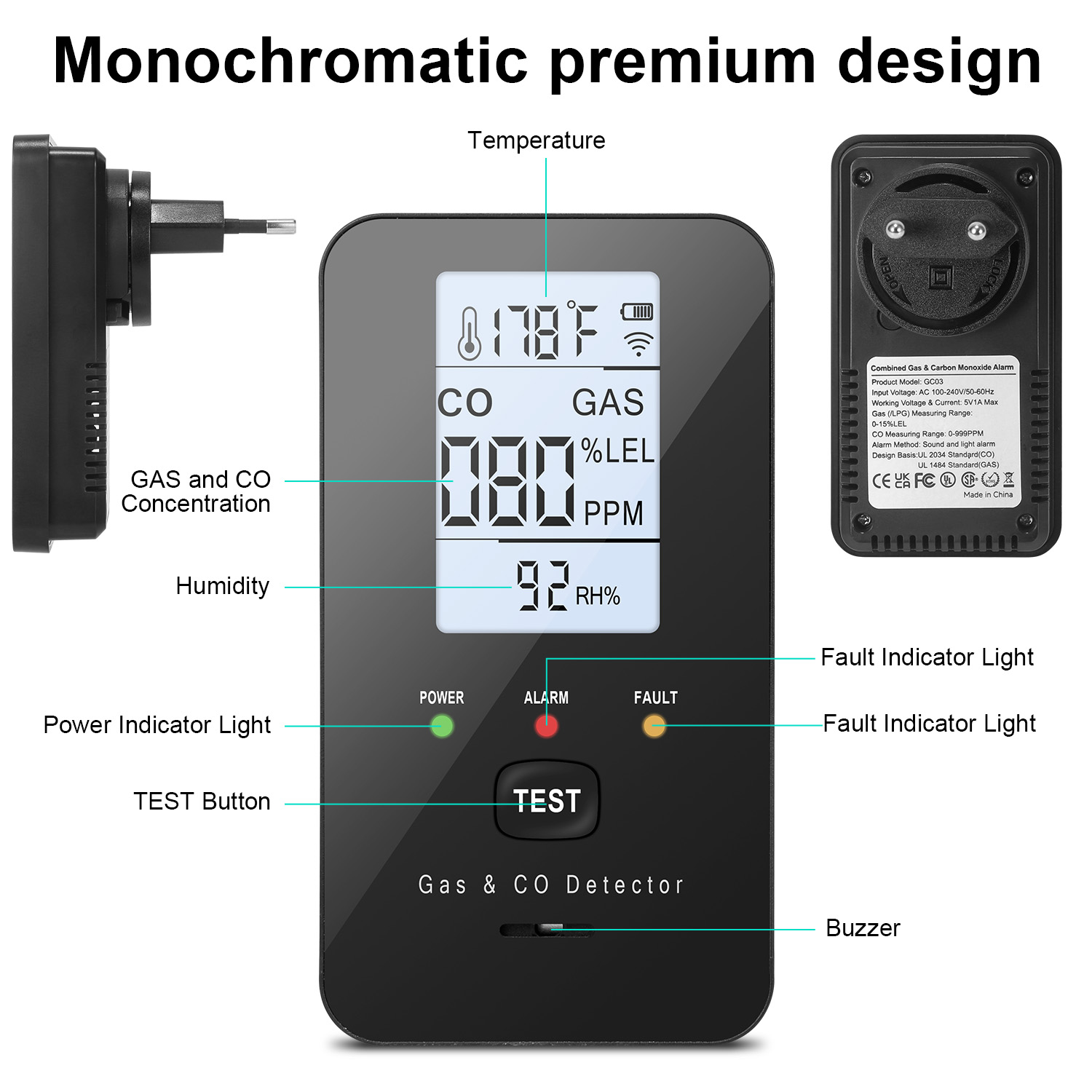 Combinatie aardgasdetector en  - Home Cooking Gas recensie en prijs