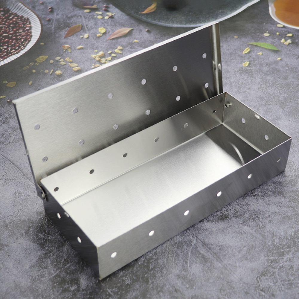 Roestvrijstalen barbecue-smoke - Smoker Box Wood Chip recensie en prijs
