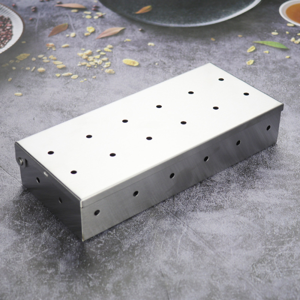 Roestvrijstalen barbecue-smoke - Smoker Box Wood Chip recensie en prijs
