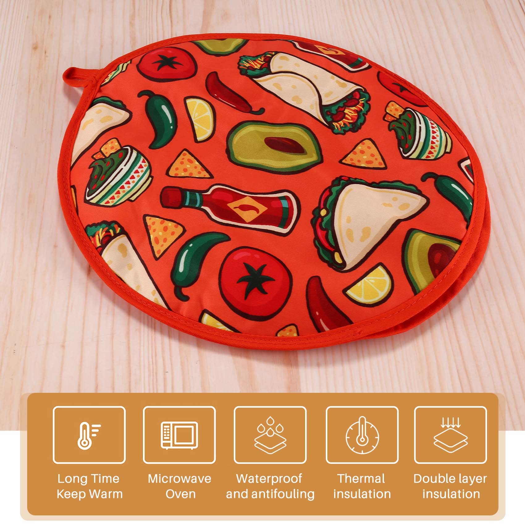 12Inch Stoffen Tas Voor Burrit - Tortilla Warmer Cloth recensie en prijs