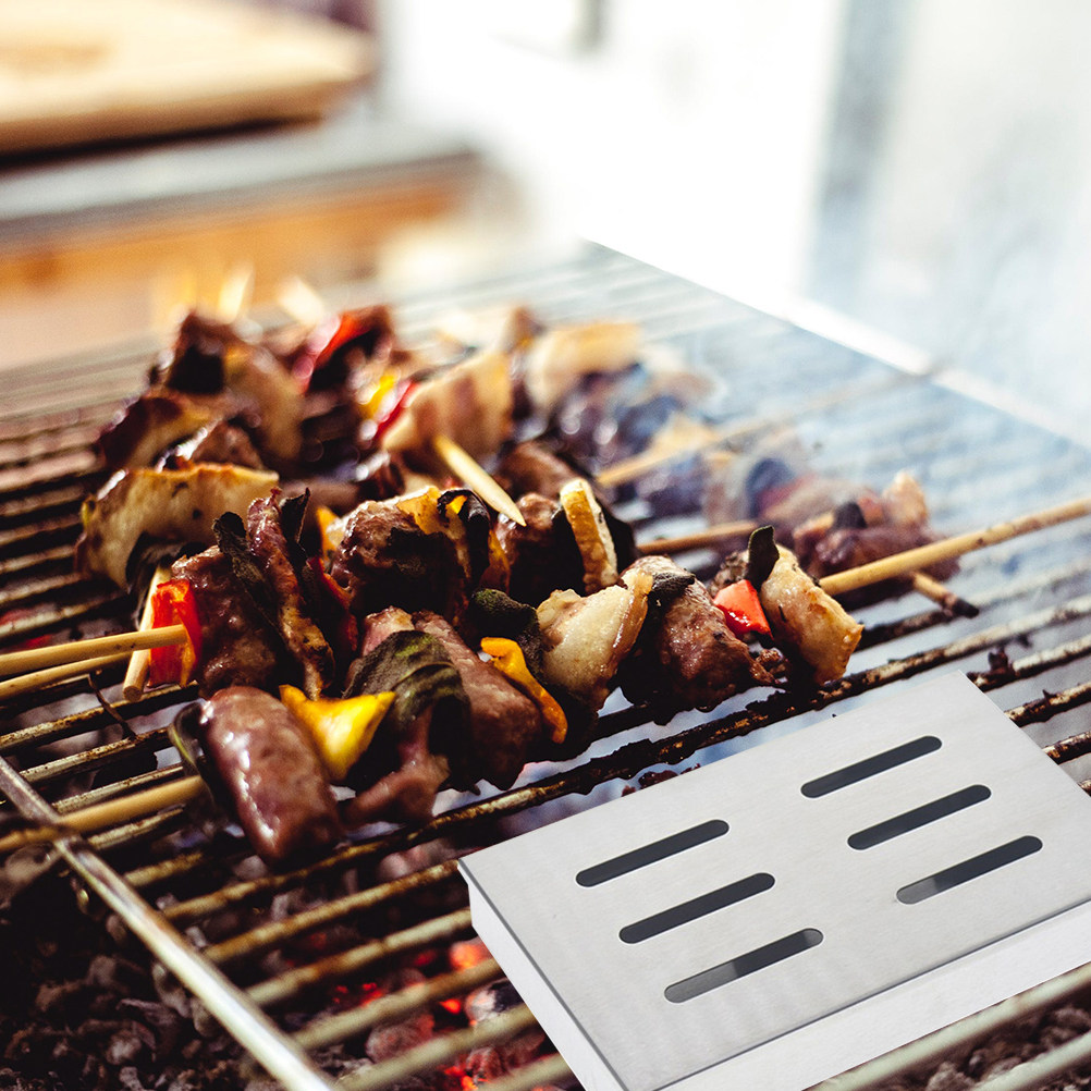 RVS BBQ rookbox houtskool rook - Smoker Box Wood Chip recensie en prijs