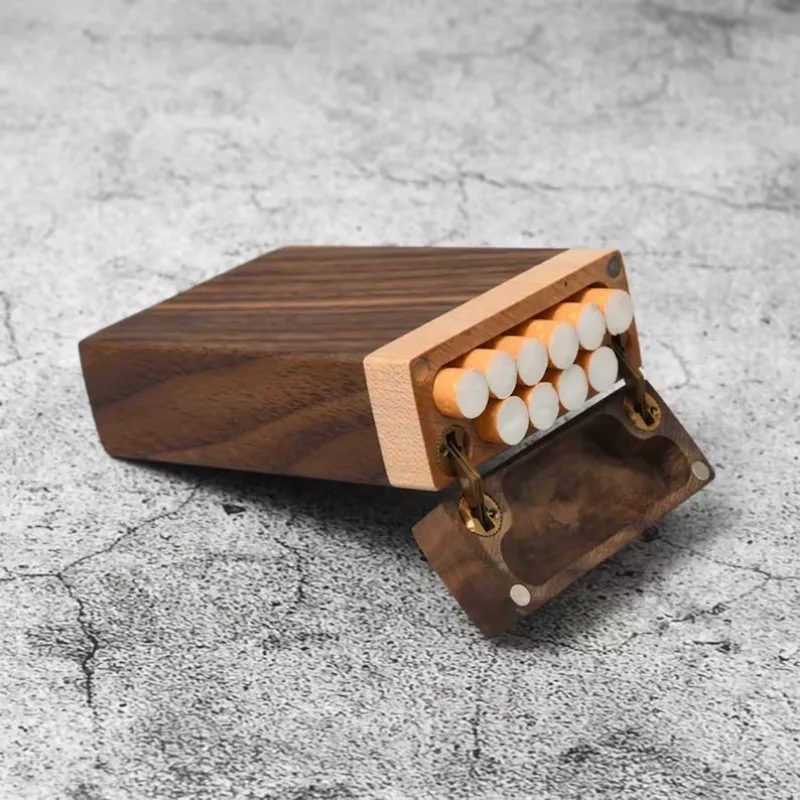 Houten sigarettenkistje van ho - Smoker Box Wood Chip recensie en prijs