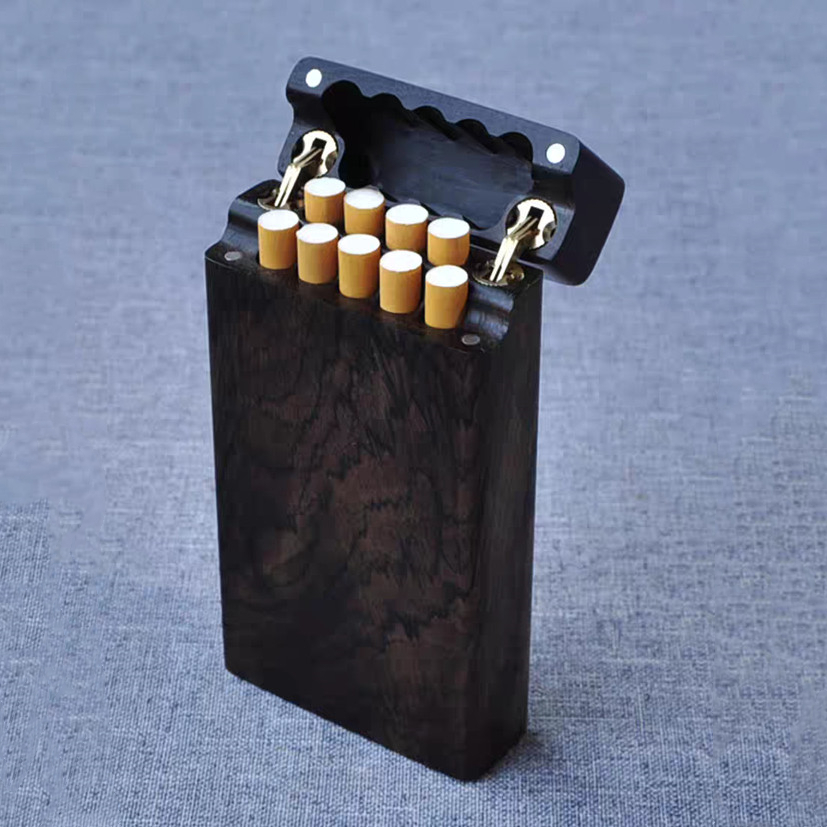 Ebbenhouten Flip Sigarettenkok - Smoker Box Wood Chip recensie en prijs