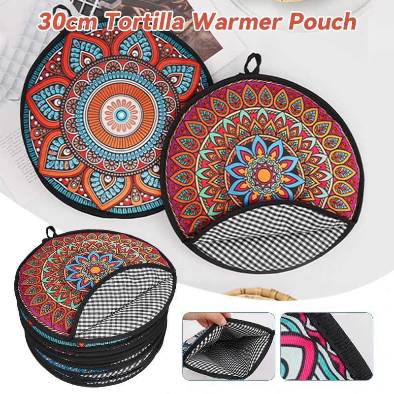 Draagbare 30 cm Tortilla Warme - Tortilla Warmer Cloth recensie en prijs