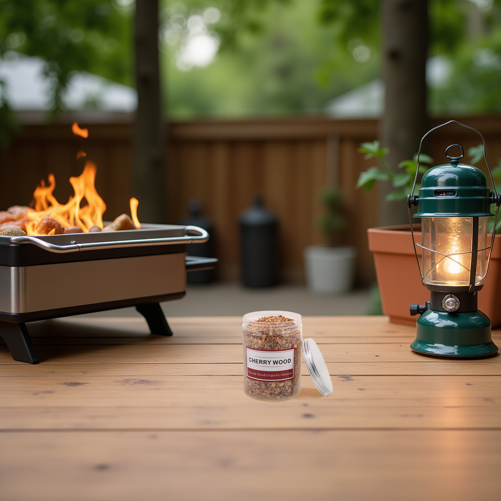 1 doos kersenhout rookchips, n - Smoker Box Wood Chip recensie en prijs