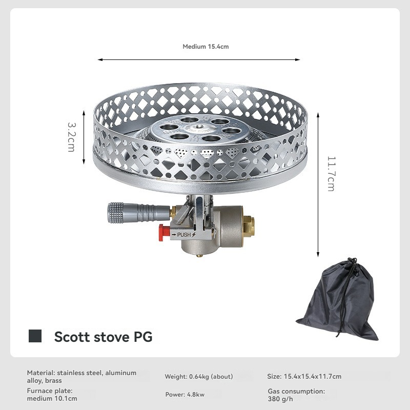 CAMPINGMOON PG-4 Scott Propane - Home Cooking Gas recensie en prijs